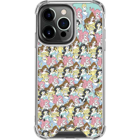 Disney Princess Disney Princesses Pattern iPhone 16 Pro Clear Case